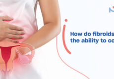 How do fibroids affect the ability to conceive?